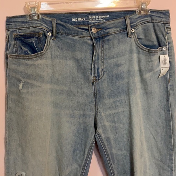 ⭐️NWT⭐️ Old Navy Perfect Straight Mid Rise - Picture 6 of 6